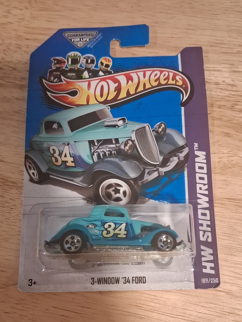 Nwt 3-Window '34 Ford Toy Car - Teal